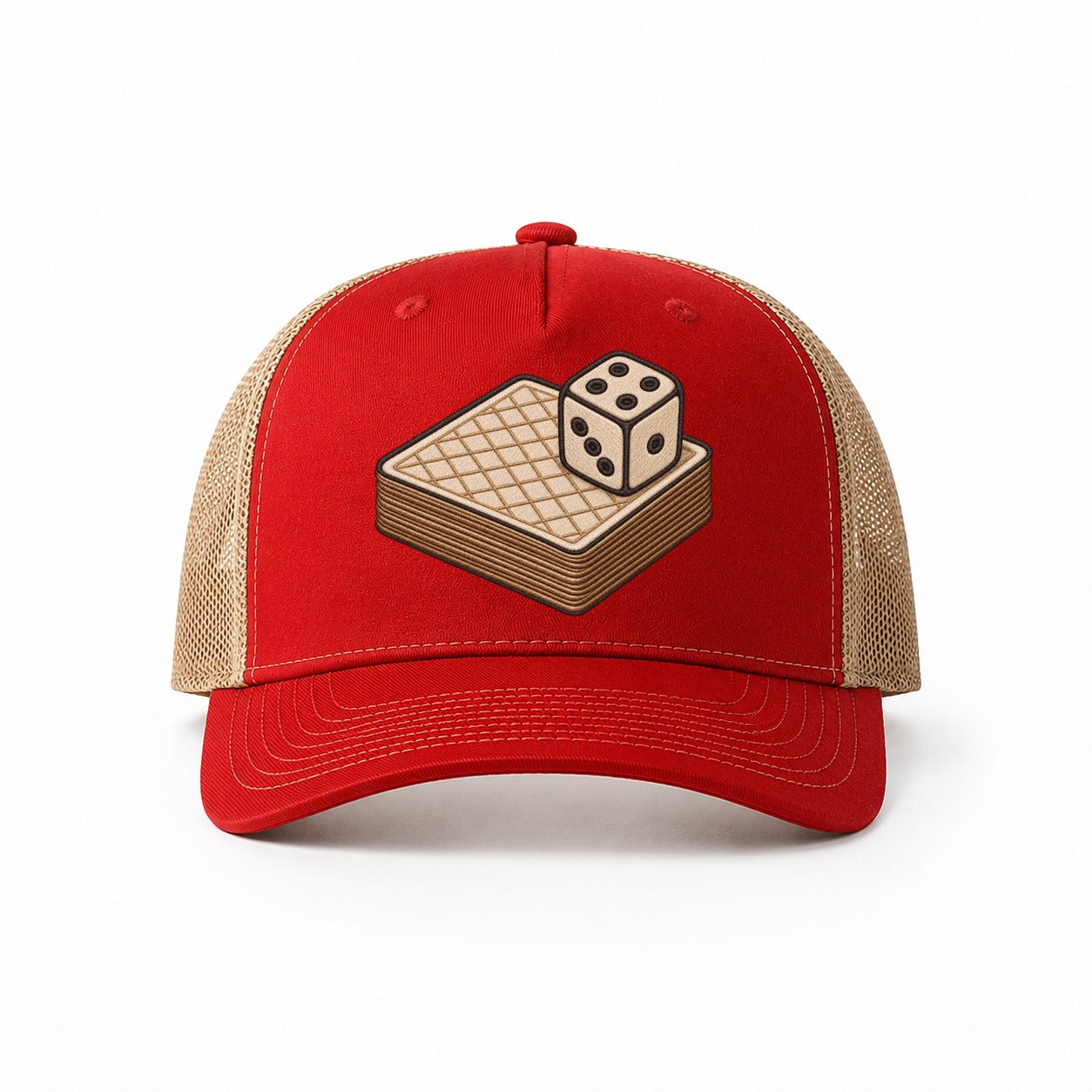 Red-Khaki — front view