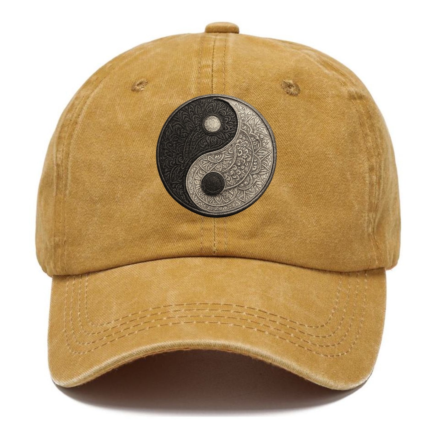 mandala yin yang pattern Hat