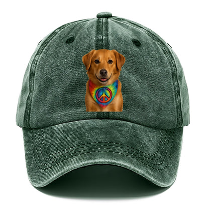 peace sign portrait design Hat