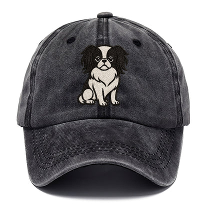 japanese-chin-black-white-regal-charm Hat