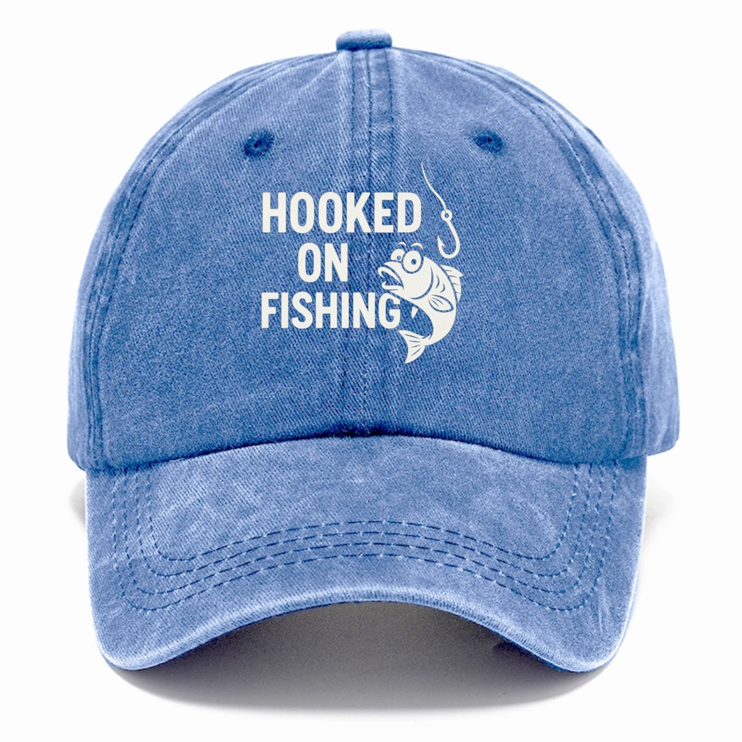 hooked on fishing Hat