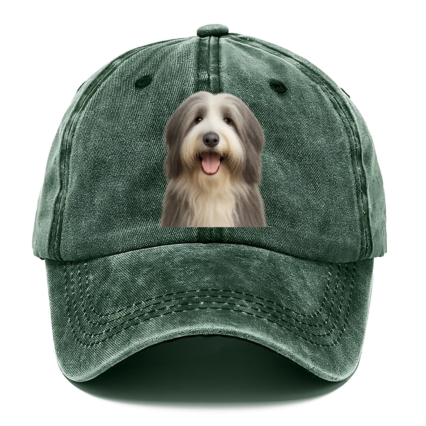 bearded collie: whimsical wanderer Hat