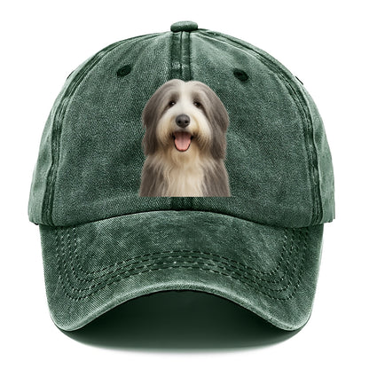 bearded collie: whimsical wanderer Hat