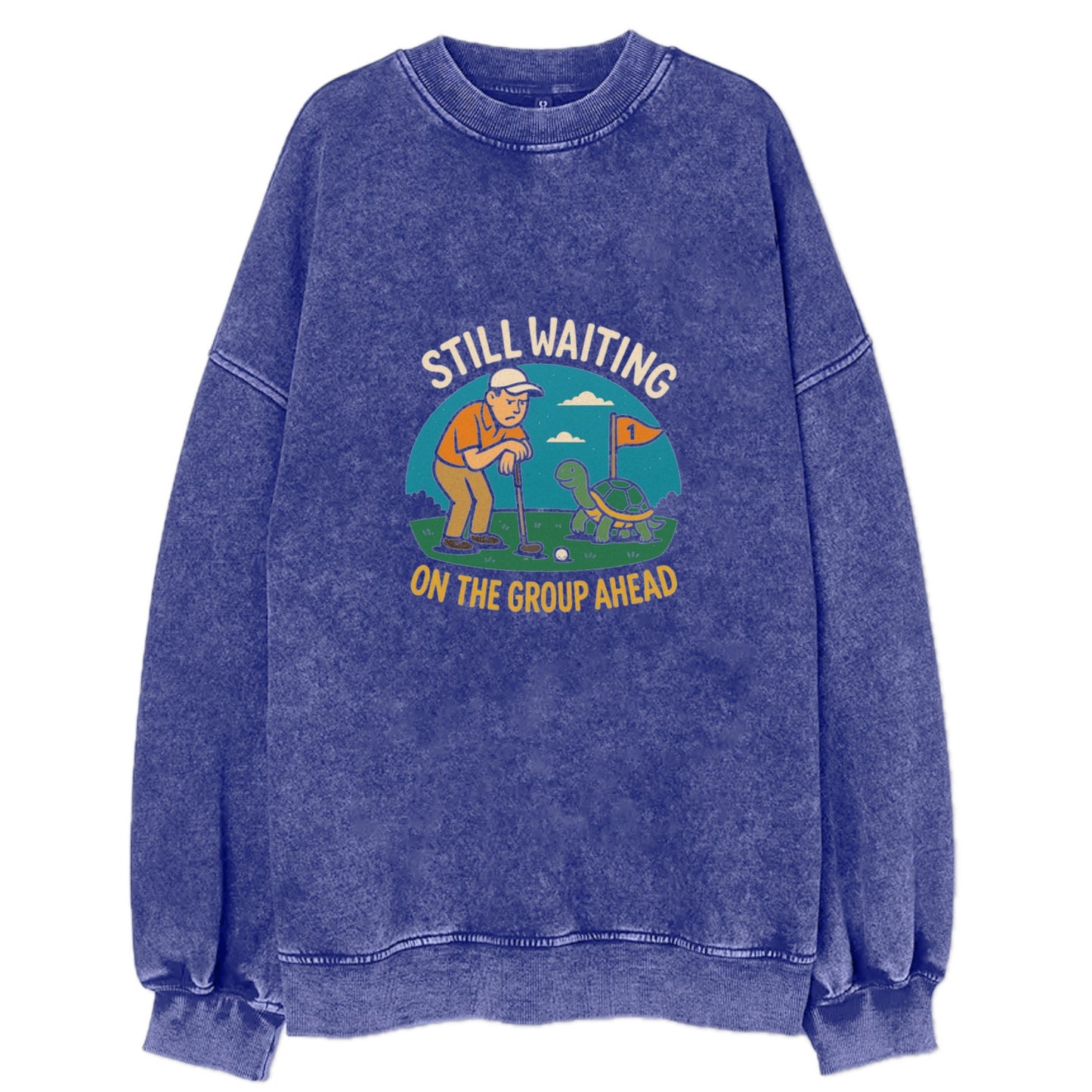 still waiting on the group ahead Hat