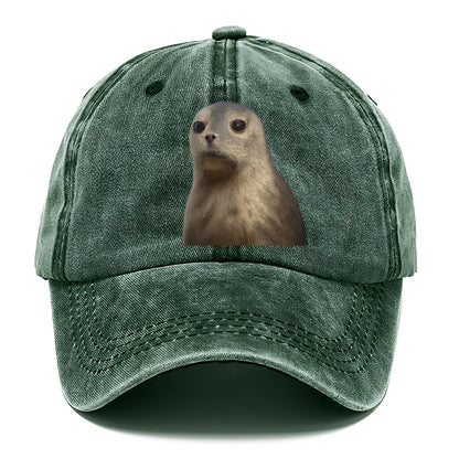 seal portrait design Hat