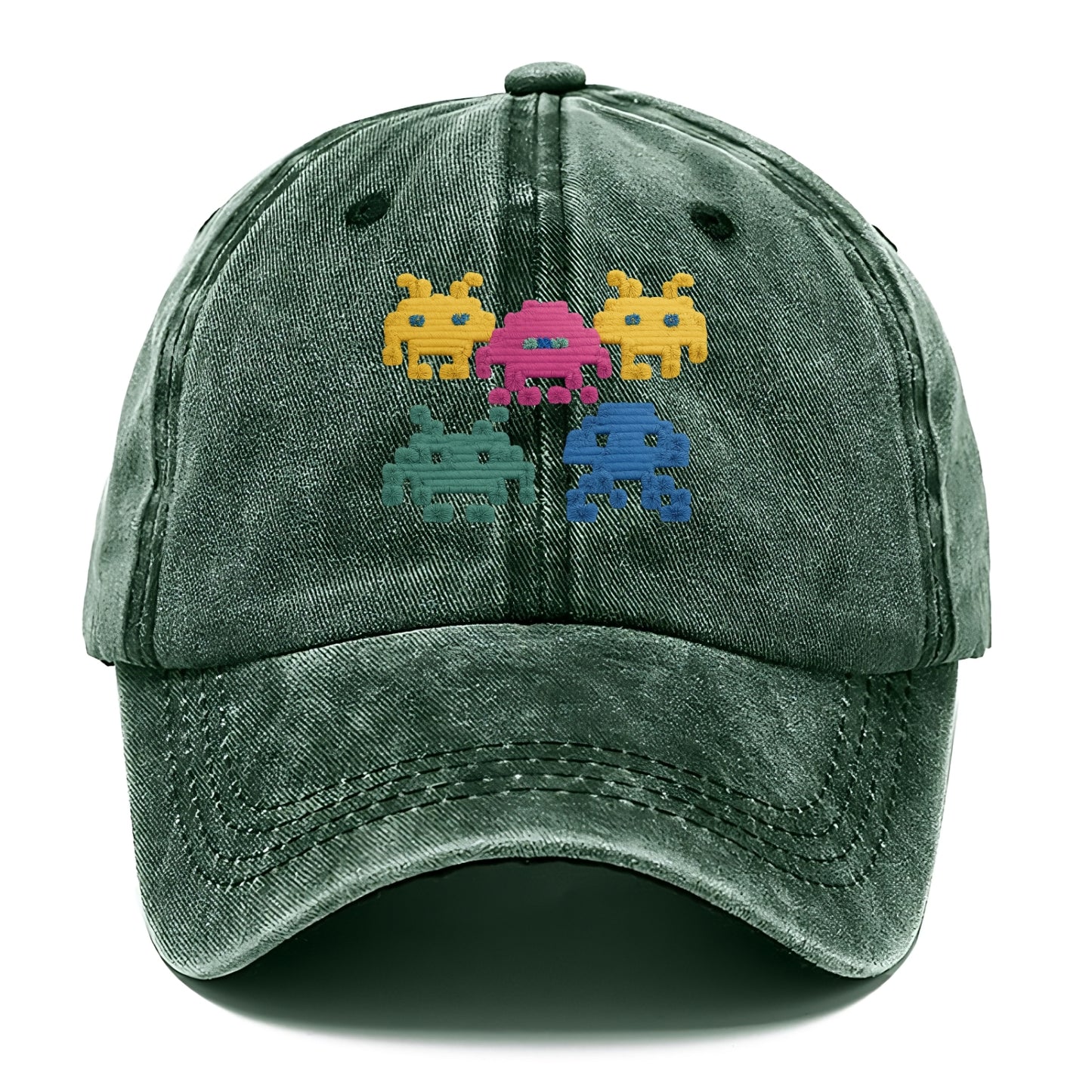 yarn pixel invasion collection Hat