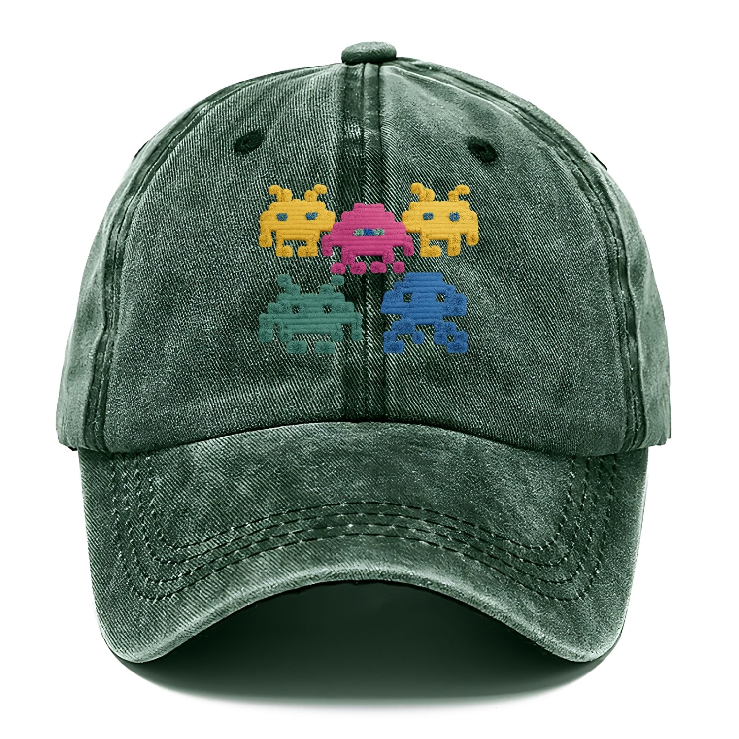 yarn pixel invasion collection Hat