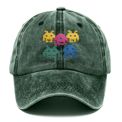 yarn pixel invasion collection Hat