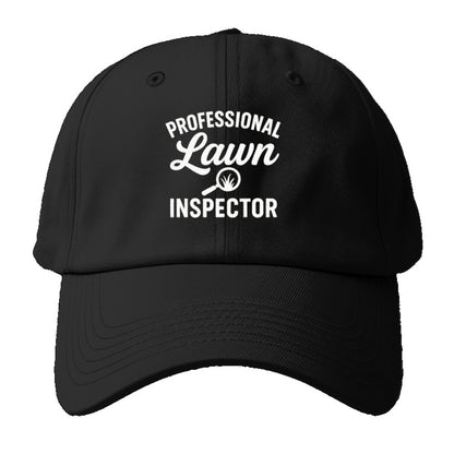 professional lawn inspector artistic design Hat