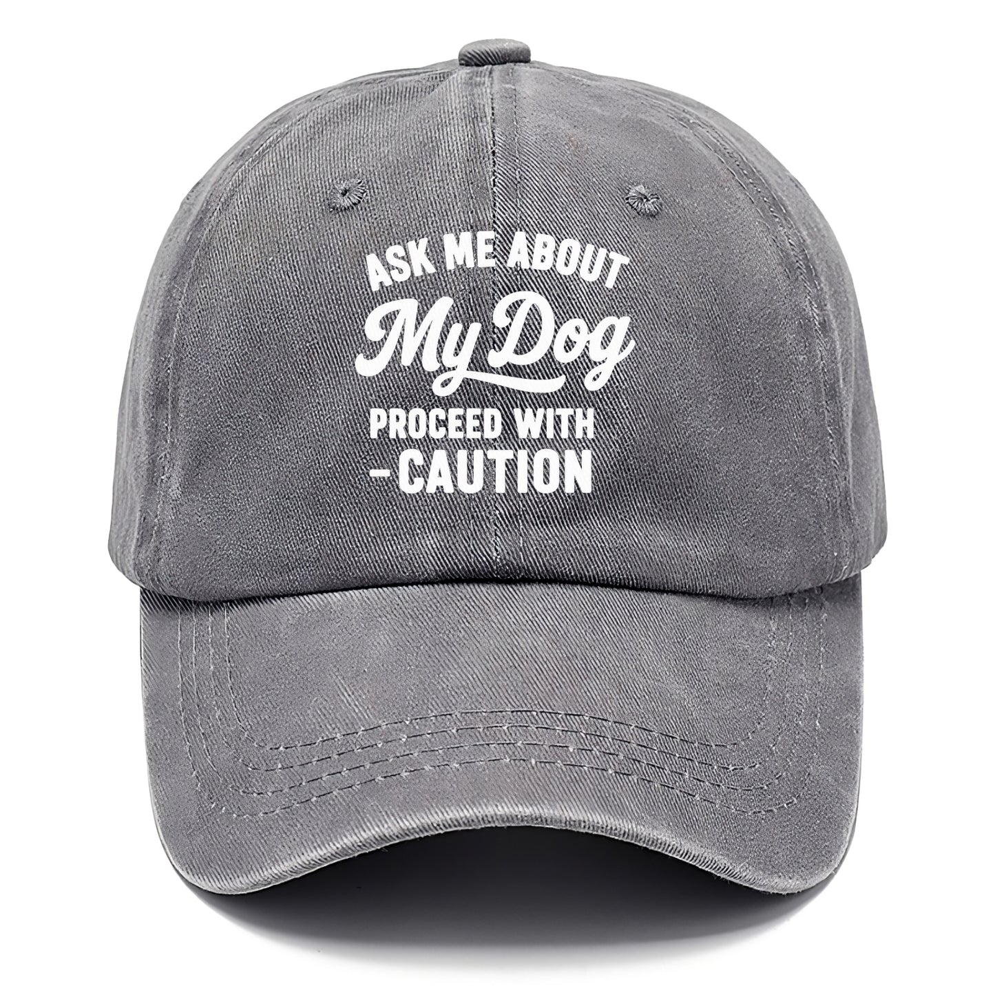 dog proceed with caution Hat