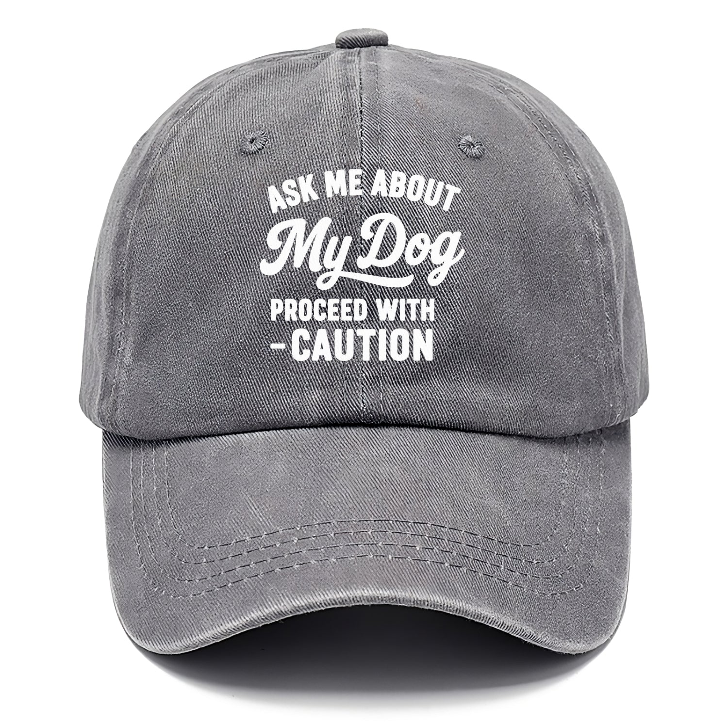 dog proceed with caution Hat