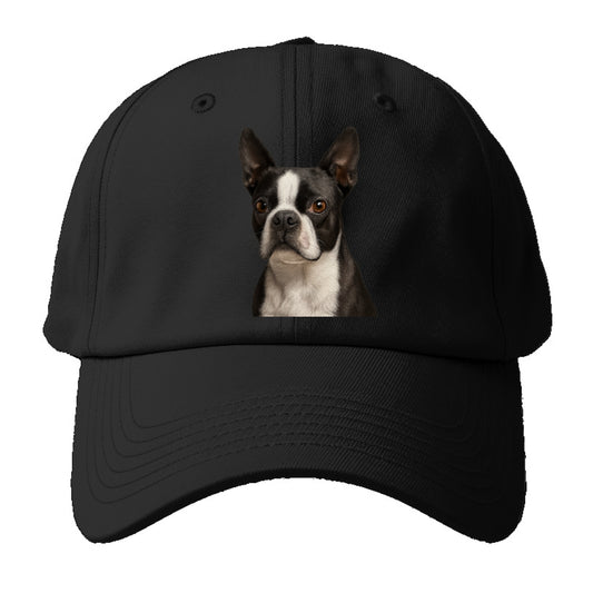 boston terrier portrait design Hat