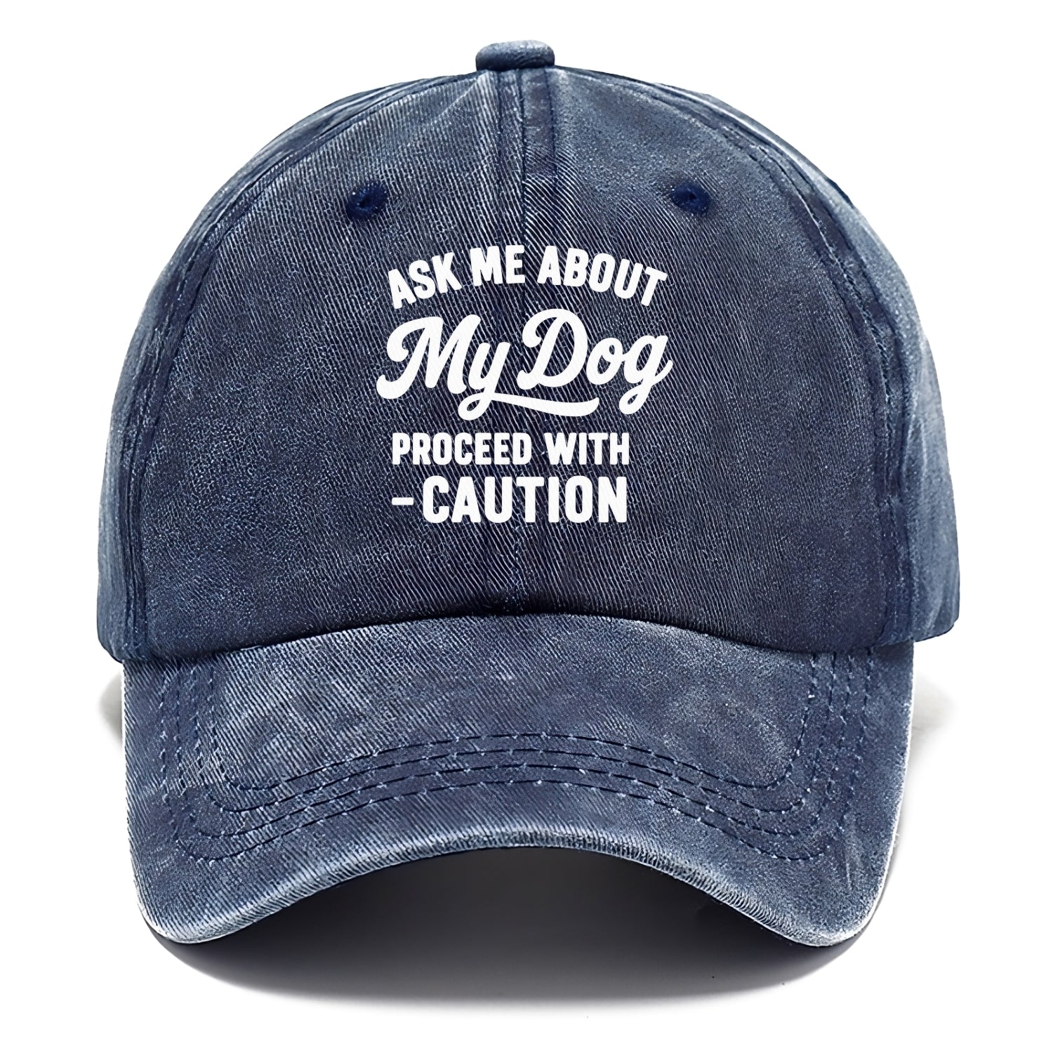 dog proceed with caution Hat