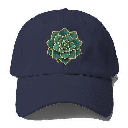 geometric flower embroidery Hat