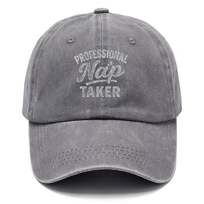 professional nap taker artful design Hat