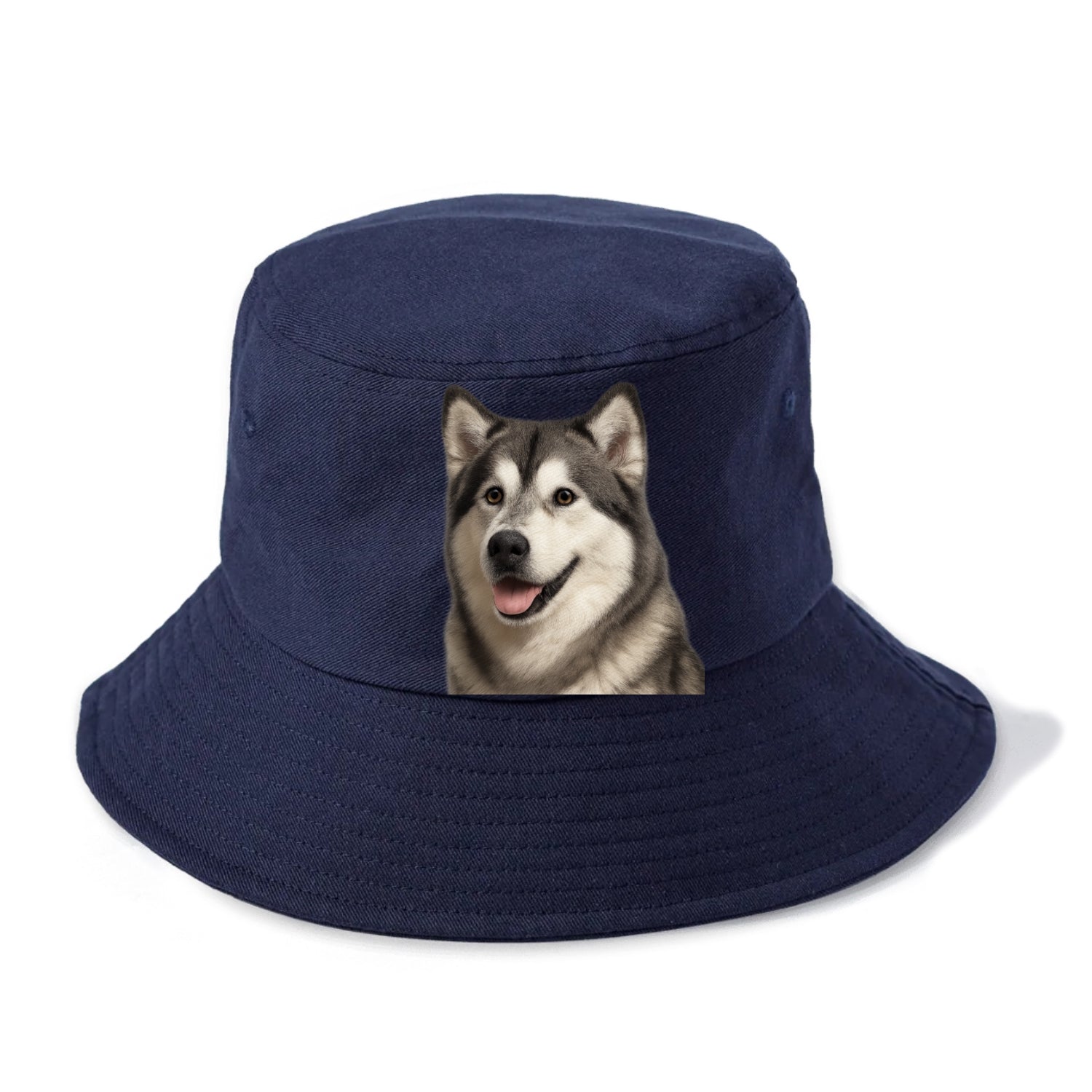 alaskan malamute portrait design Hat