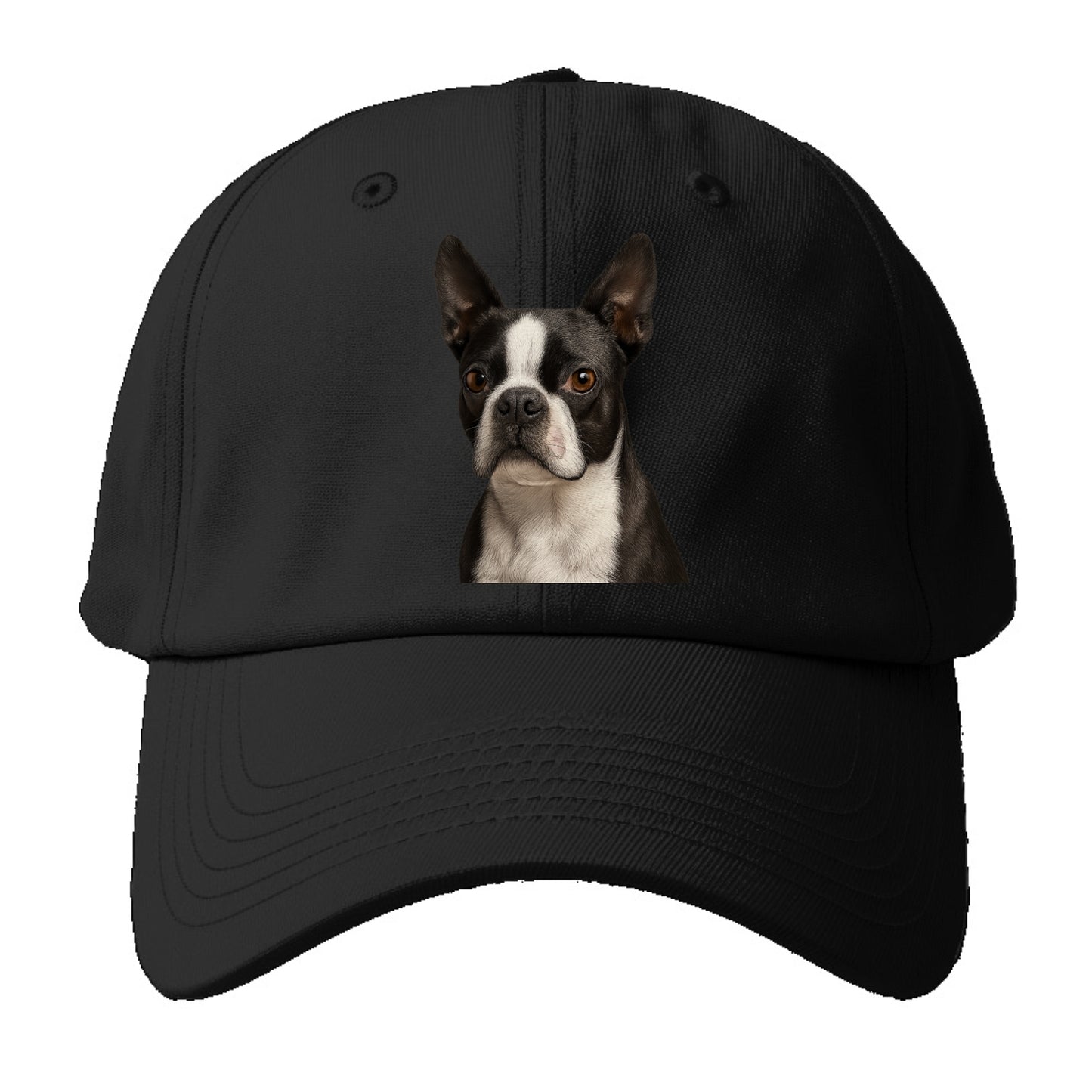 boston terrier portrait design Hat