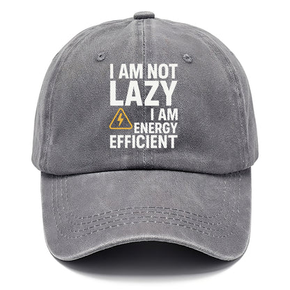 not lazy energy efficient Hat