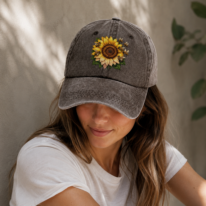 Vintage Sunflower - Classic Cap – editorial product image