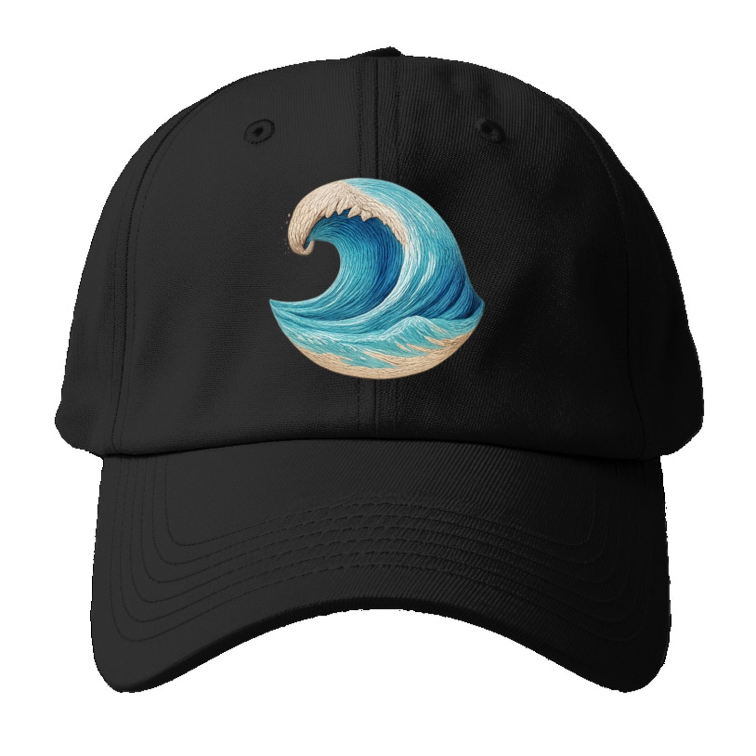 ocean's embrace woven depths Hat