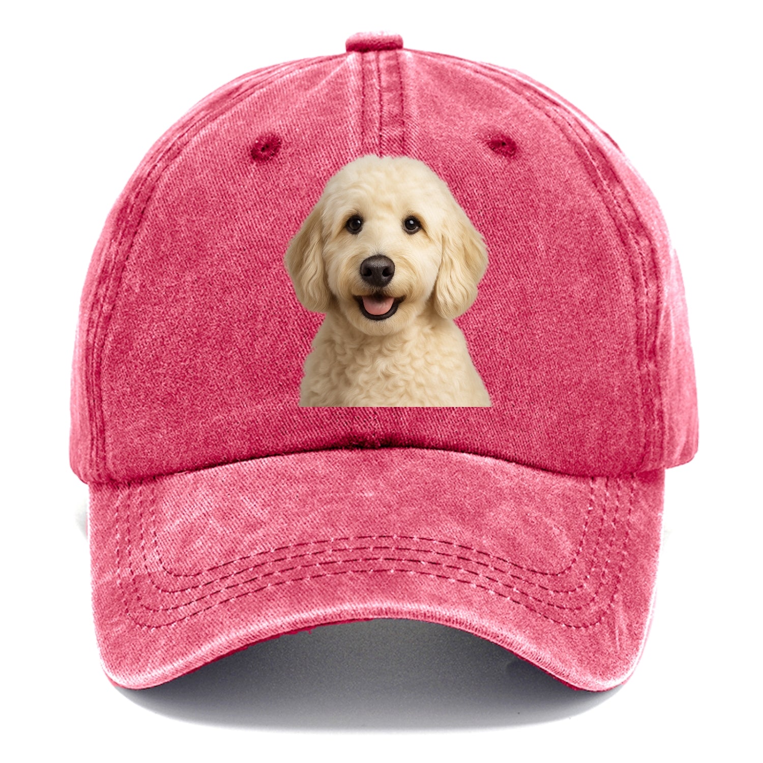 english cream doodle portrait design Hat