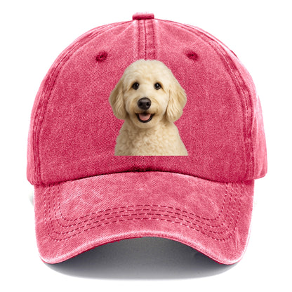 english cream doodle portrait design Hat