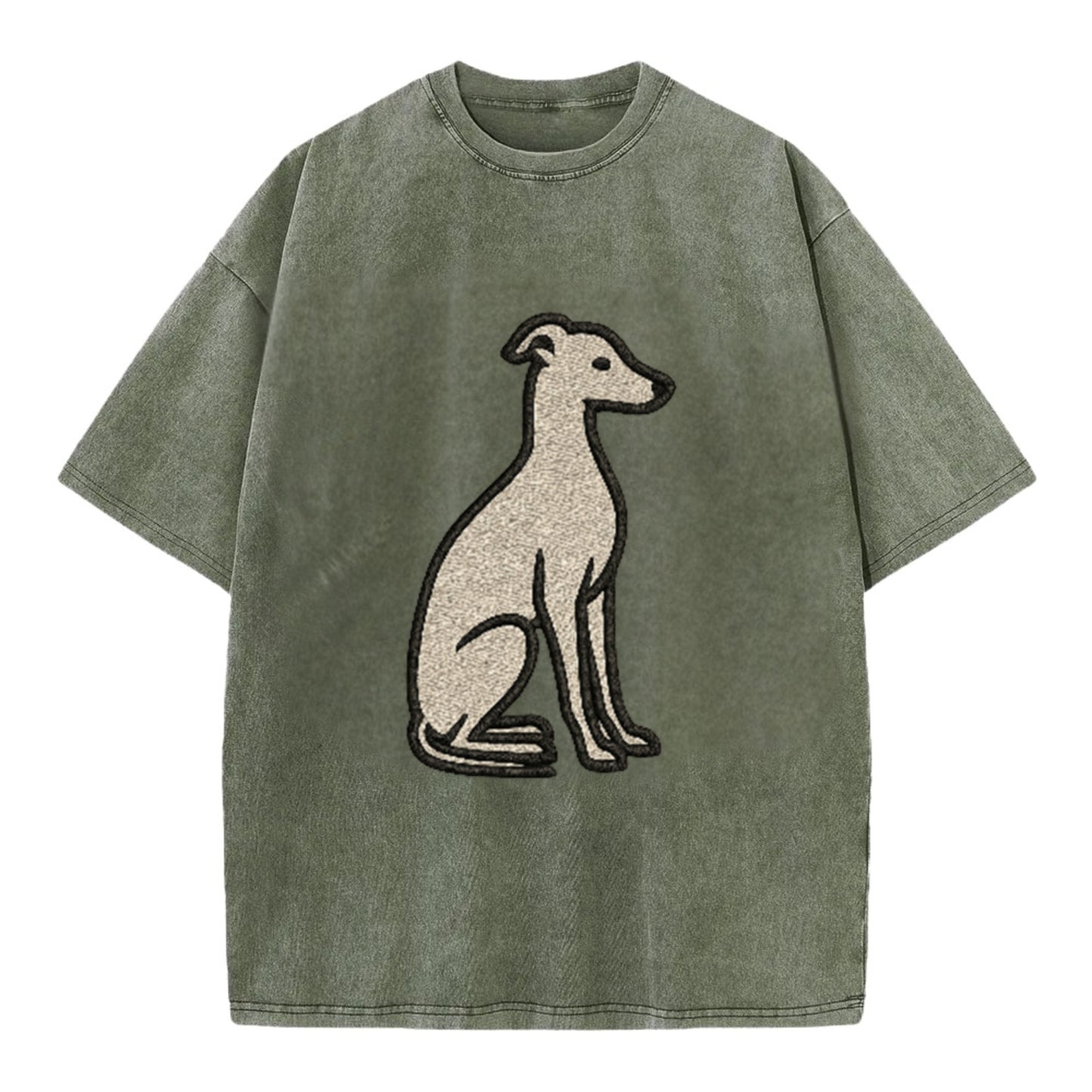 Italian Greyhound Gray Sitting Pose Hat