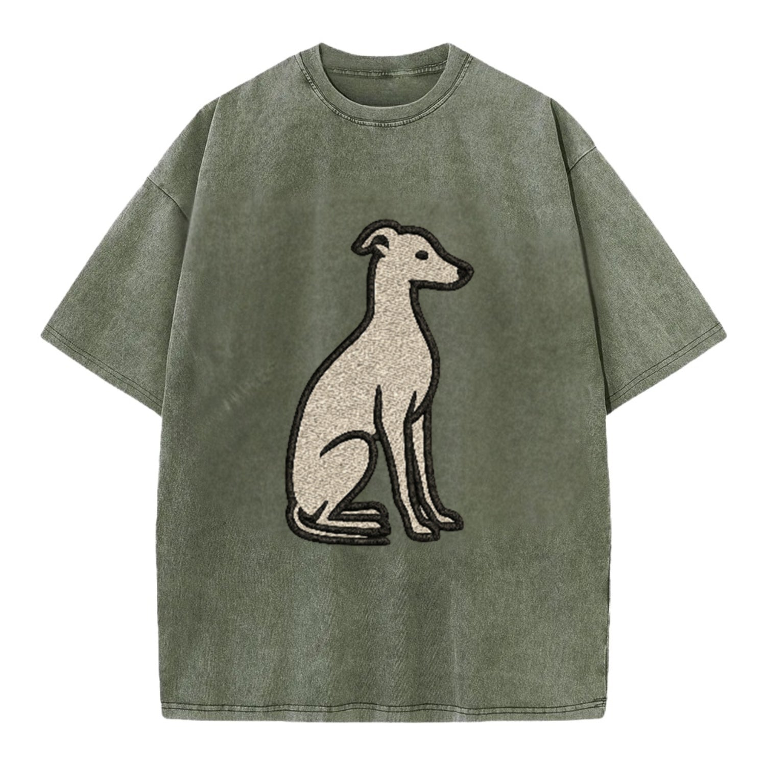Italian Greyhound Gray Sitting Pose Hat