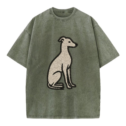 Italian Greyhound Gray Sitting Pose Hat