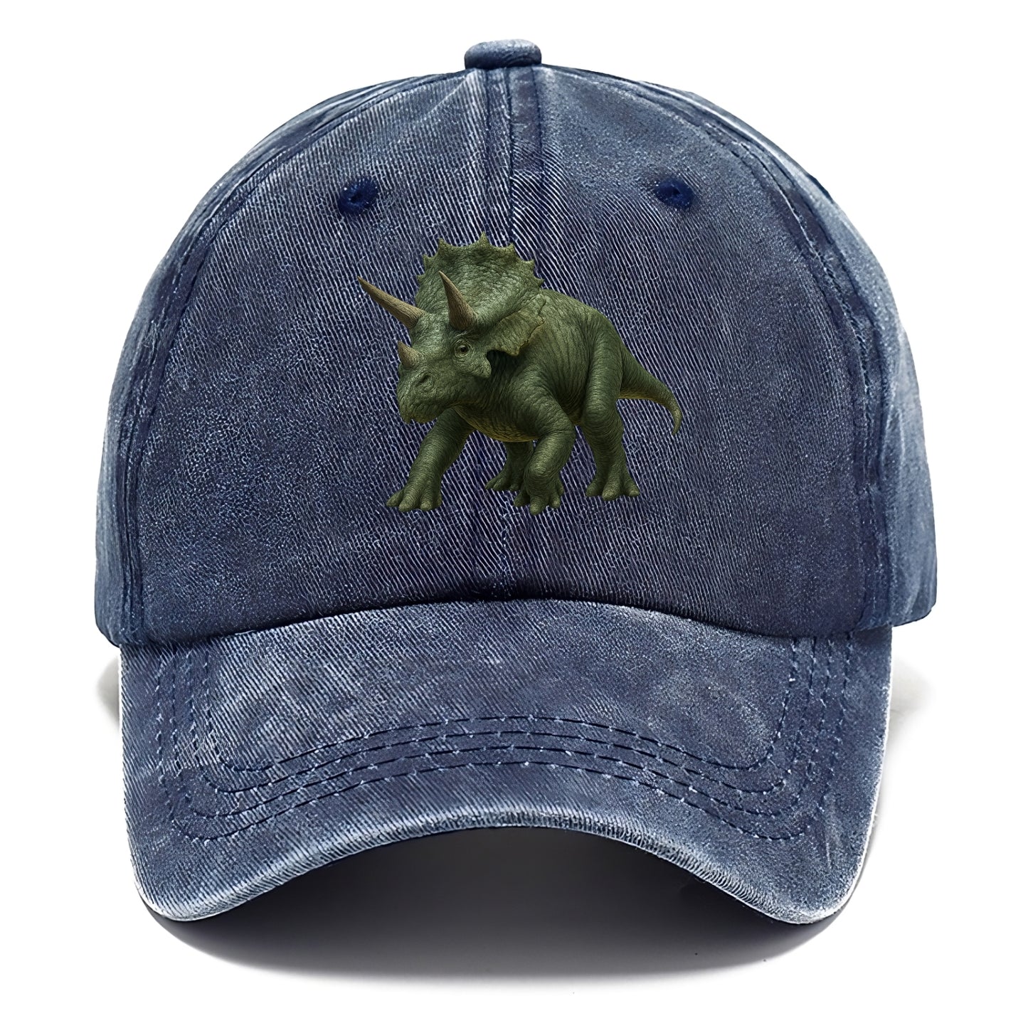 detailed triceratops in verdant light Hat