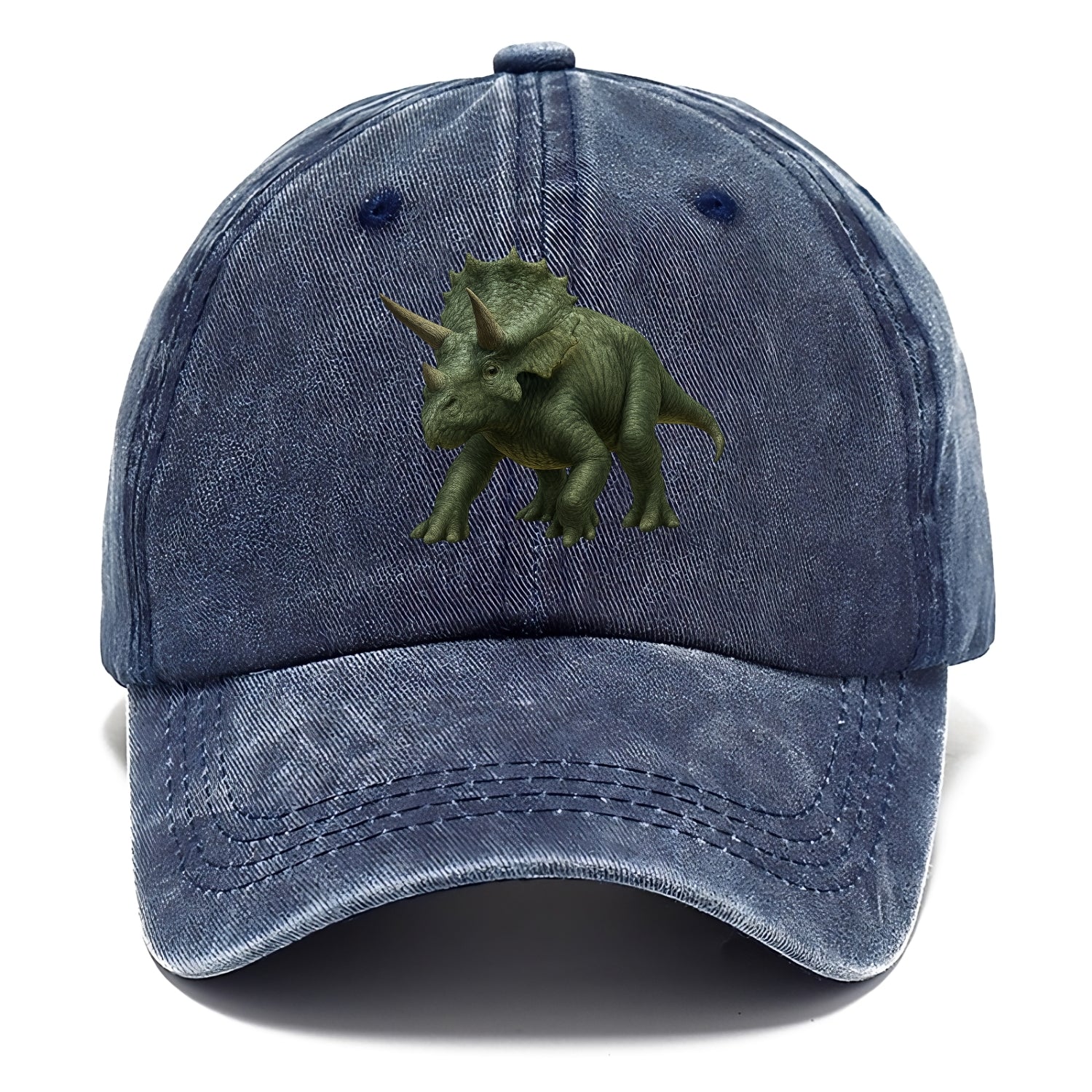 detailed triceratops in verdant light Hat