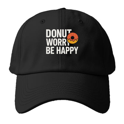 donut worry be happy Hat