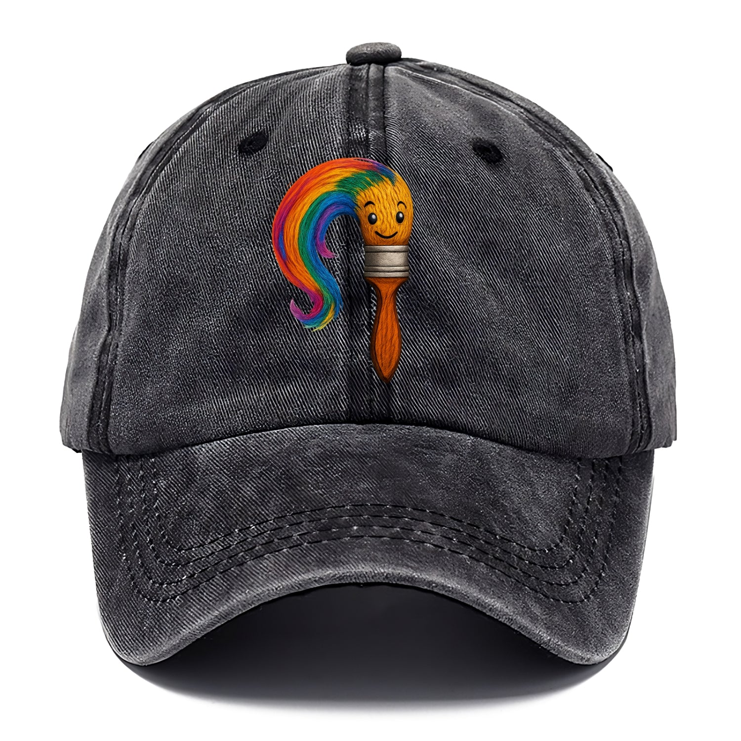 rainbow brushstrokes Hat