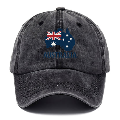 Australian Flag and Map Hat