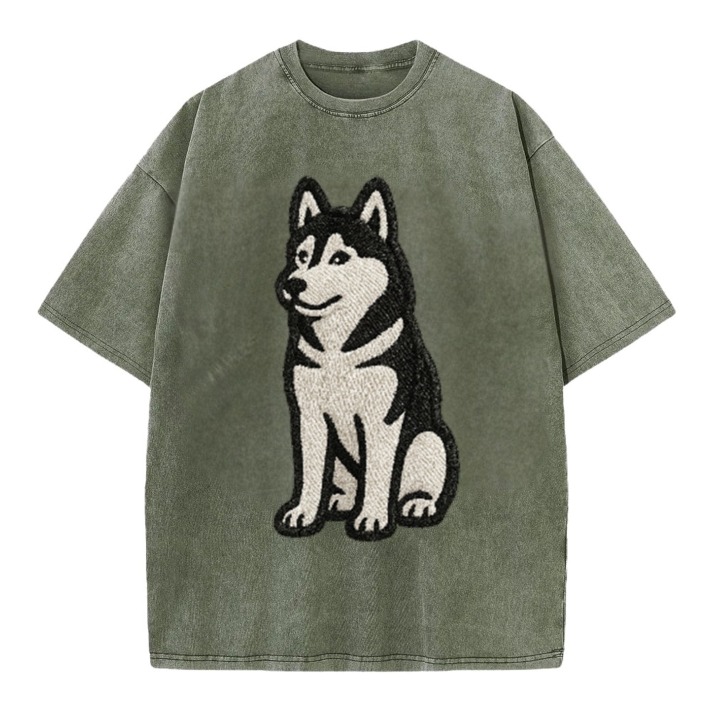 siberian-husky-black-white-loyal-spirit Hat