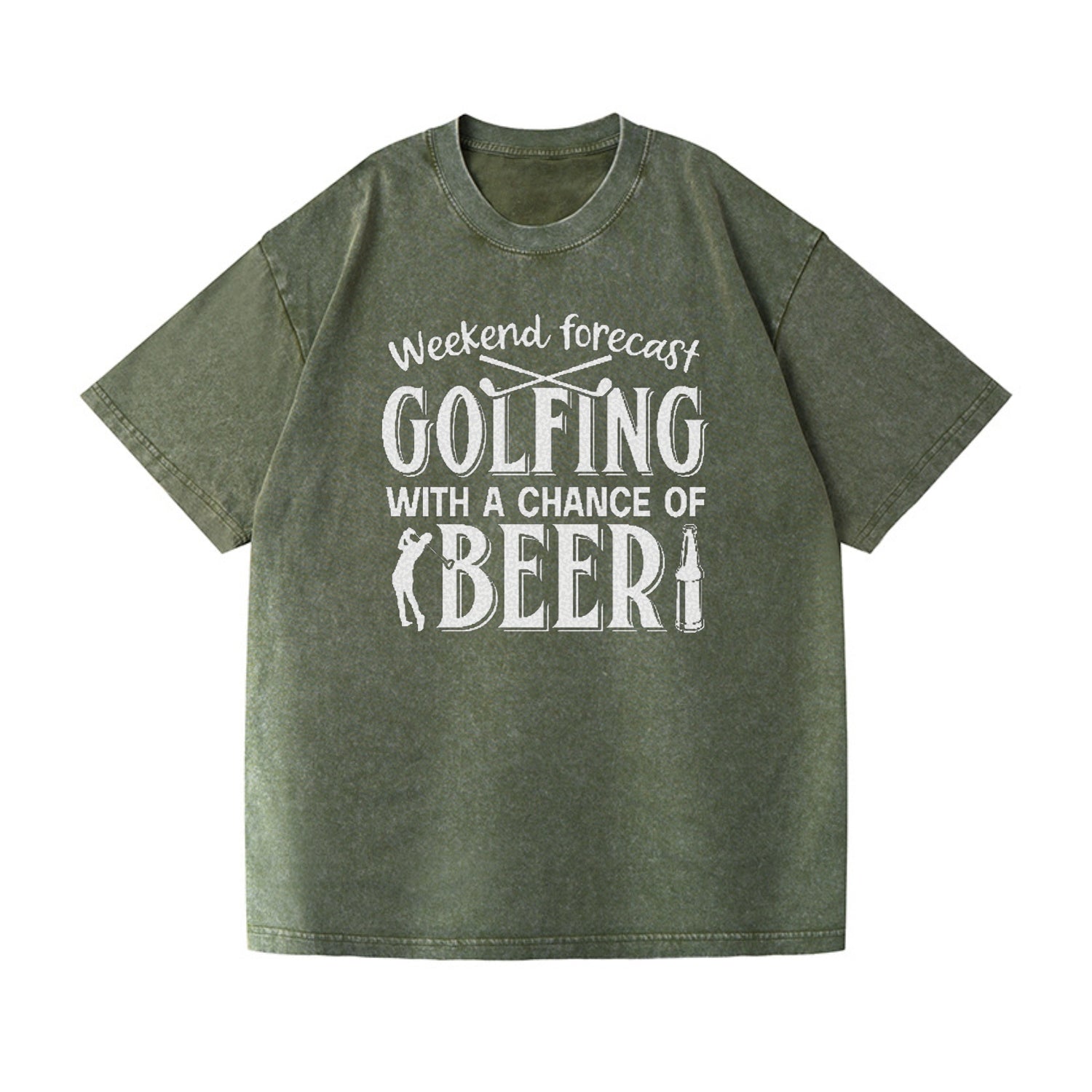 Weekend Forecast Golfing Vintage T-shirt – Pandaize