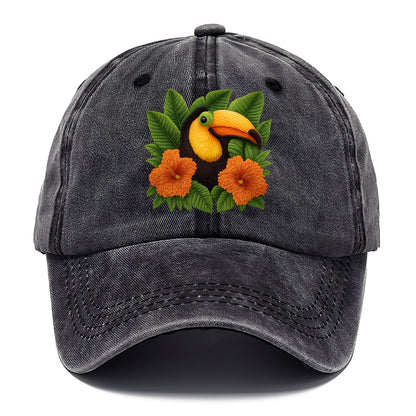 tropical toucan floral paradise Hat