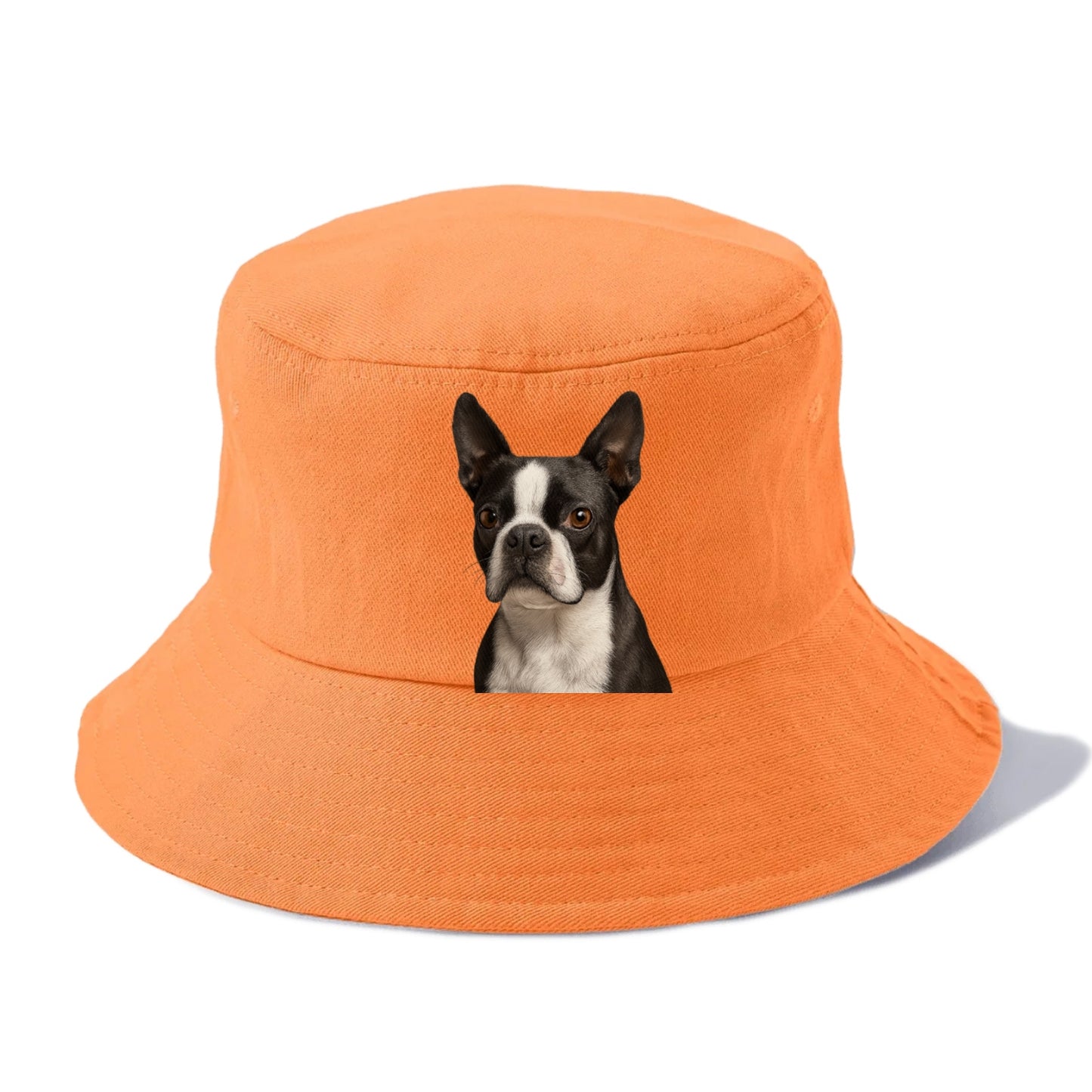 boston terrier portrait design Hat