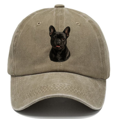 french bulldog noir: chic & charming Hat