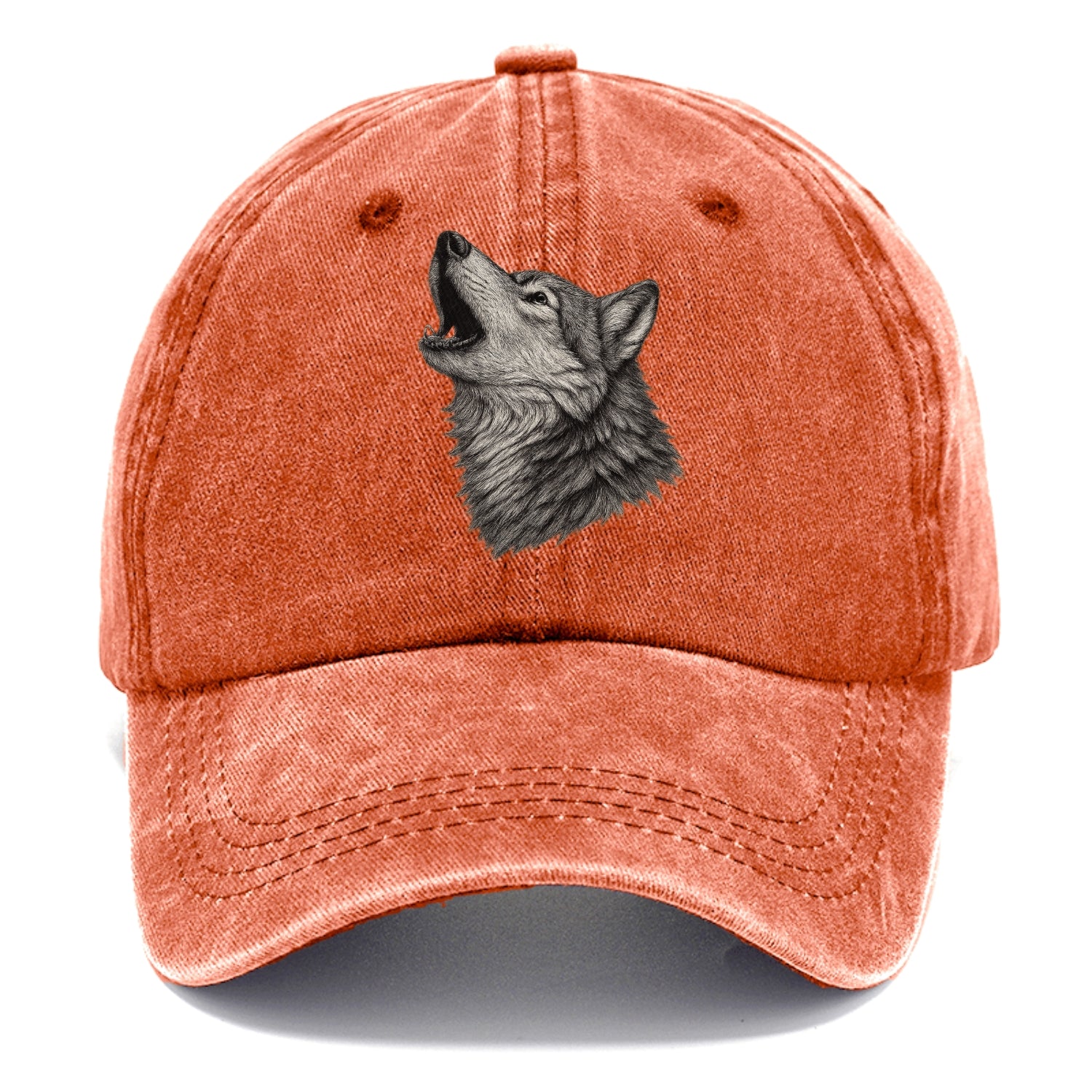wolf howling Hat