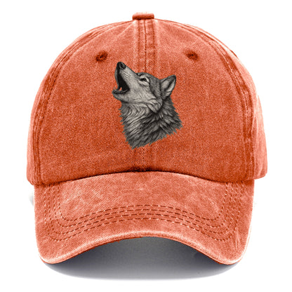 wolf howling Hat