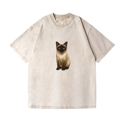 siamese cat illustration Hat