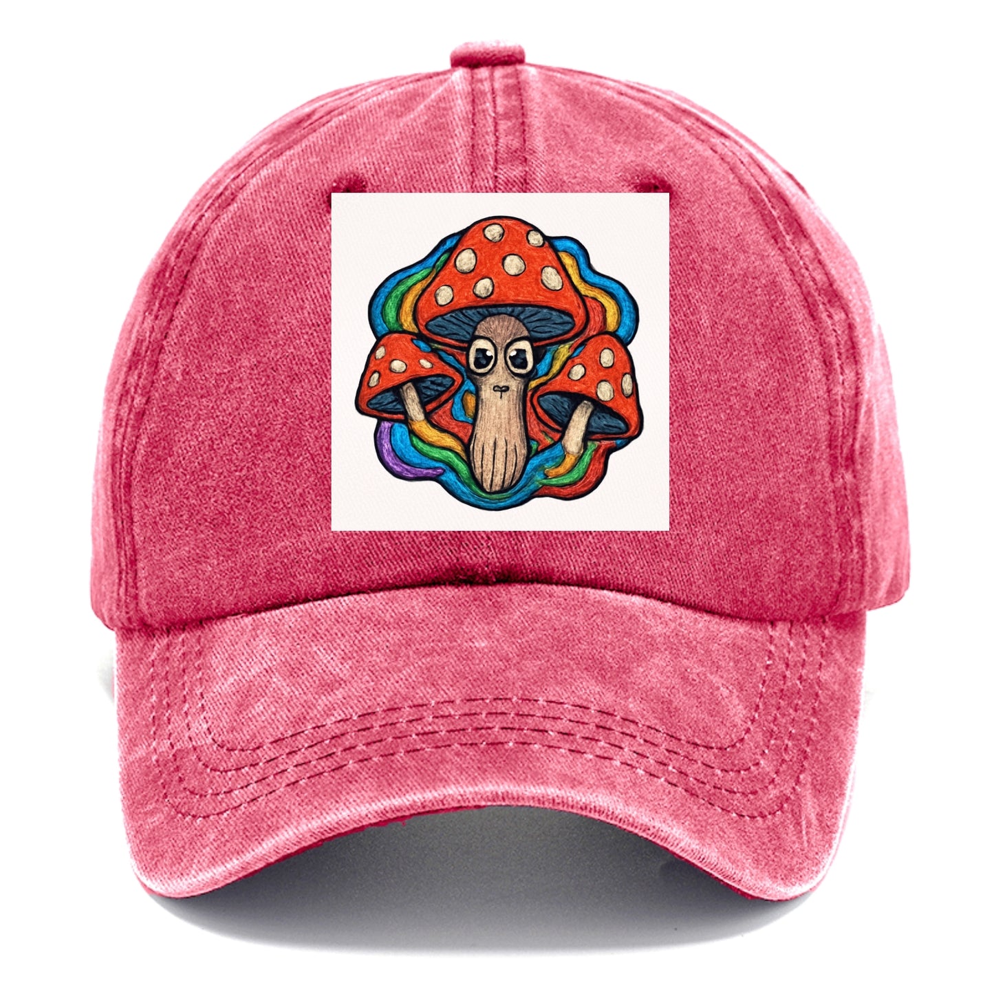 trippy mushrooms with psychedelic aura Hat