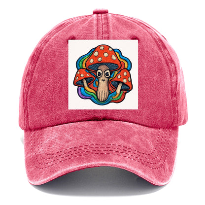 trippy mushrooms with psychedelic aura Hat