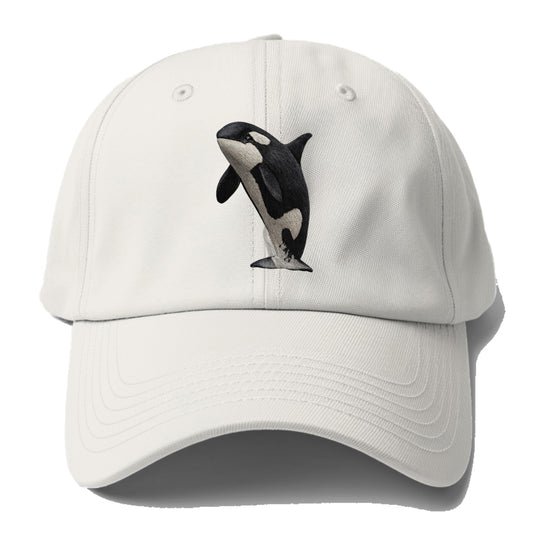 majestic orca leaping from the waves Hat