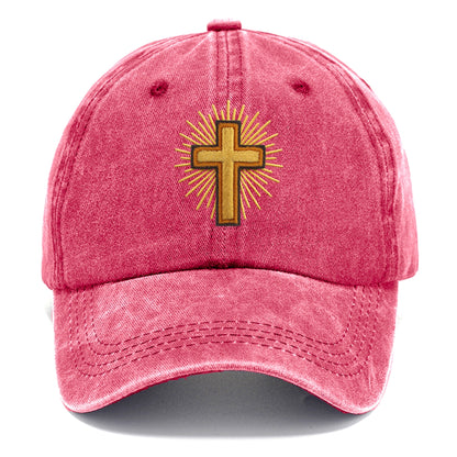 radiant cross of divine light Hat