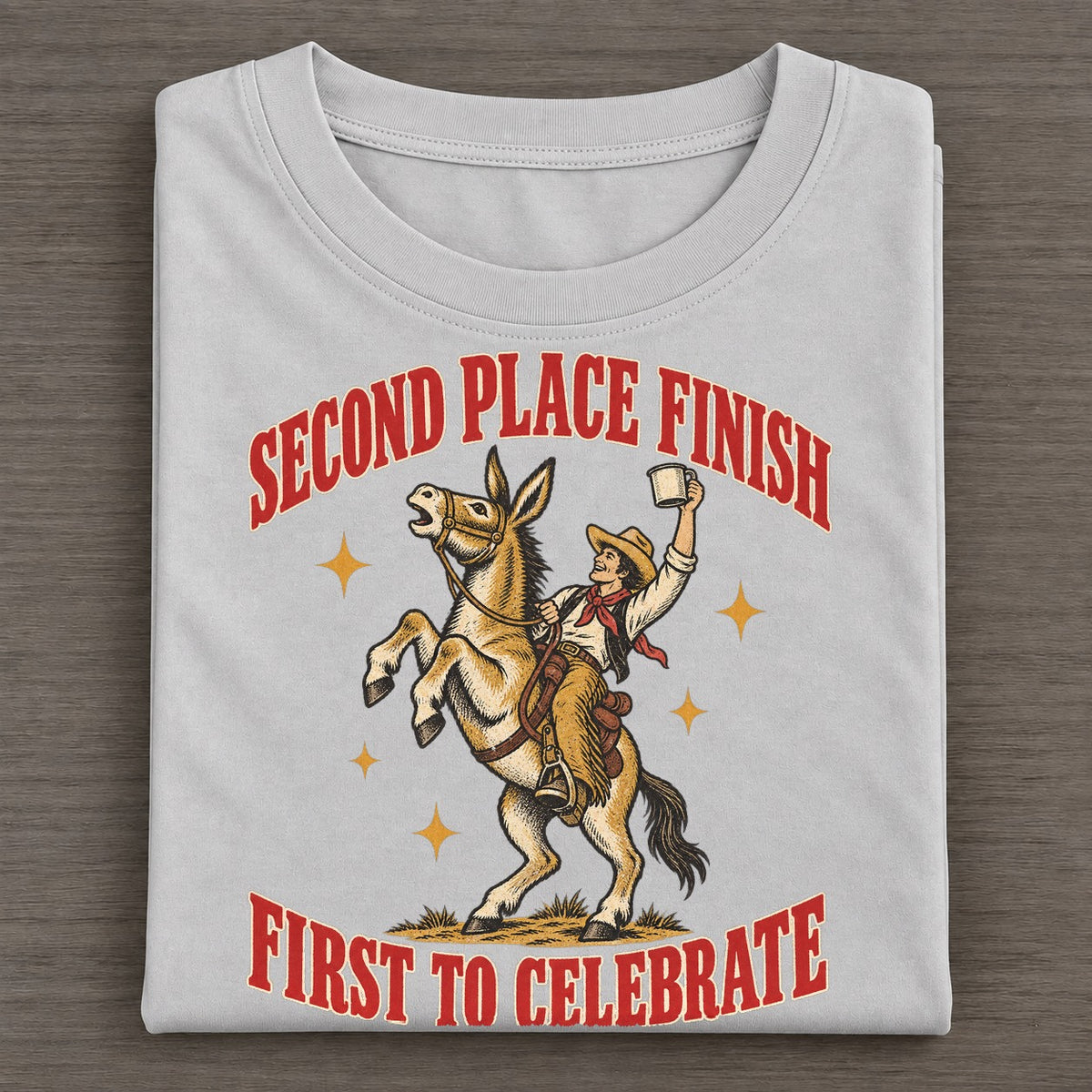 First To Celebrate Unhinged Affirmations Classic T-shirt – Grey