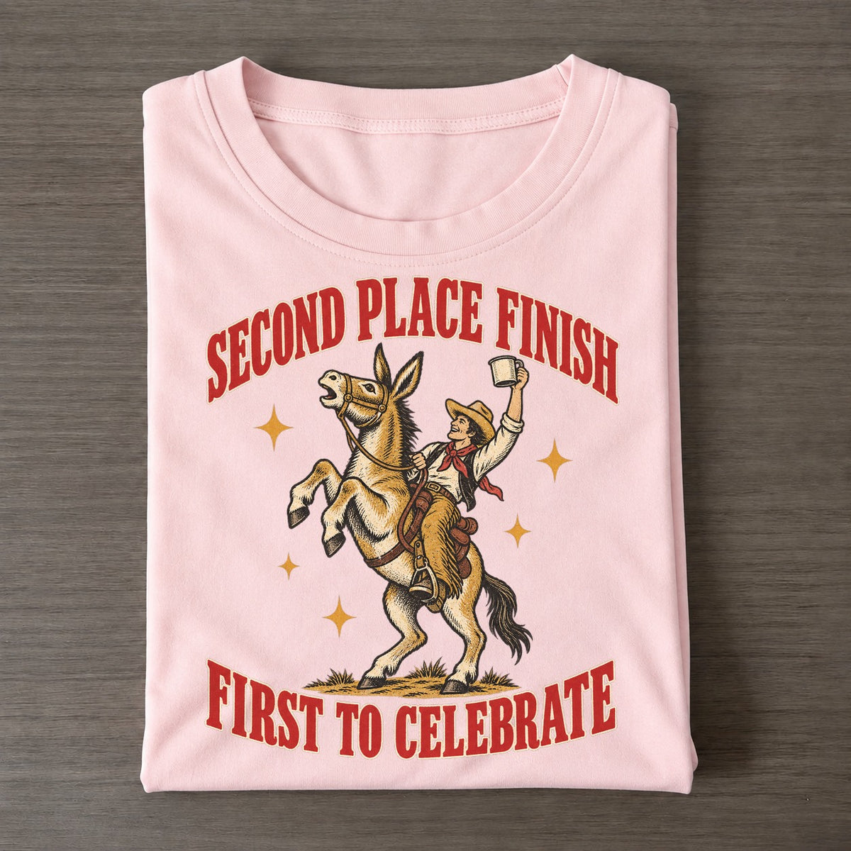 First To Celebrate Unhinged Affirmations Classic T-shirt – Pink