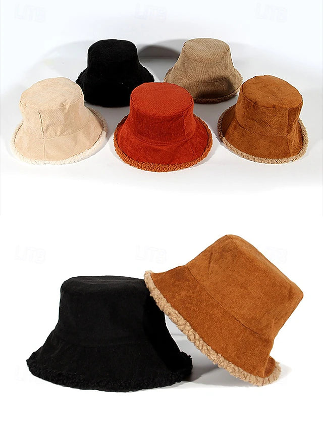 Premium Material: Made of corduroy with sherpa trim, offering a soft touch and durable wear.