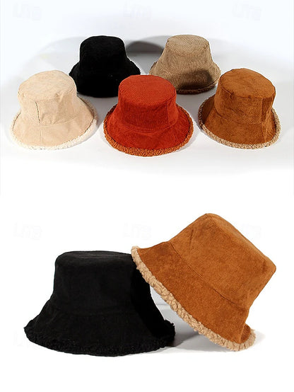 Premium Material: Made of corduroy with sherpa trim, offering a soft touch and durable wear.